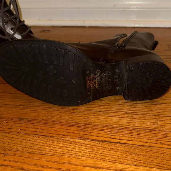 Buttero Brown Leather Combat Boots Mens - Picture 6 of 7